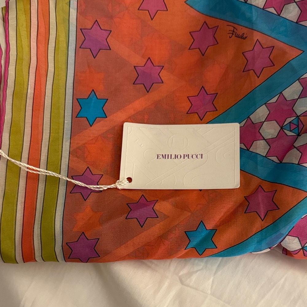 Pucci Geometric Pattern Scarf NWT - image 6